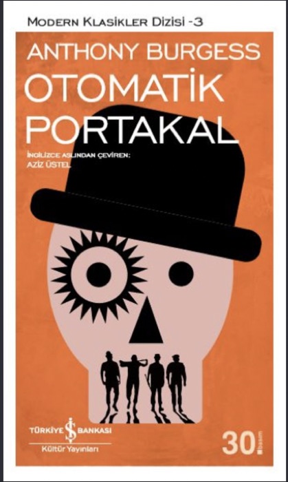 Otomatik Portakal — Anthony Burgess, kitap kapağı